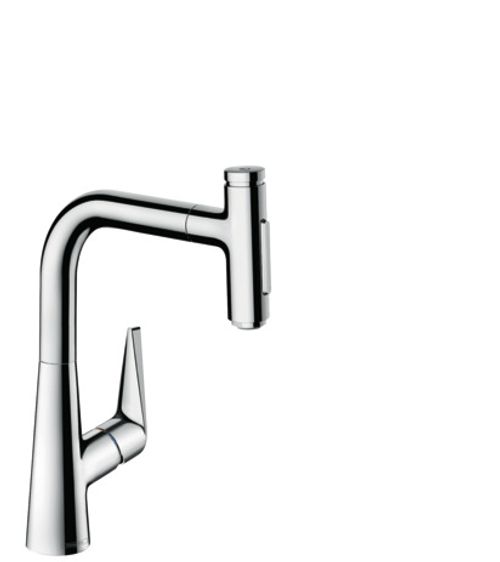 Hansgrohe-HG-Spueltischmischer-220-Talis-Select-M51-Ausziehbrause-2jet-chrom-72824000 gallery number 1